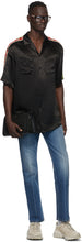 Gucci Black Satin Bowling Shirt