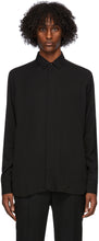 Saint Laurent Black Satin Shirt - Saint Laurent Black Satin Shirt - 세인트 라이 렌트 블랙 새틴 셔츠