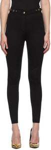 Versace Jeans Couture Black Seasonal Details Trousers