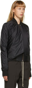 Rick Owens Black Seb Classic Bomber Jacket