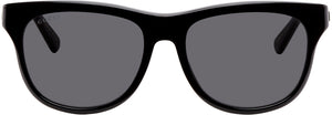 Gucci Black Shiny Sunglasses - Lunettes de soleil brillantes noires Gucci - 구찌 검은 빛나는 선글라스