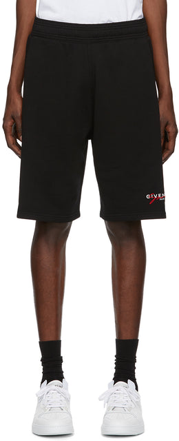 Givenchy Black Signature Shorts - Short de signature Noir Givenchy - 지방시 검은 색 서명 반바지