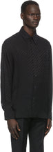 Givenchy Black Silk Loose Fit Shirt