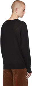 Givenchy Black Silk Signature Logo T-Shirt
