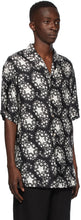 Gucci Black Silk Star Print Bowling Shirt
