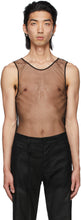 Ann Demeulemeester Black Silk Tulle Top - Ann Demeulemeester Black Silk Tulle TULLE - Ann Demeulemeester 검은 실크 얇은 명주 그물 톱