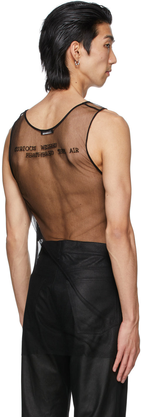 トップス 09SS ANN DEMEULEMEESTER Silk Tank Top Seva ''Holy'' Print Tank Top – Ann Demeulemeester