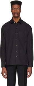 Eidos Black Single Pocket Shirt - Chemise de poche simple noire Eidos - Eidos 블랙 싱글 포켓 셔츠