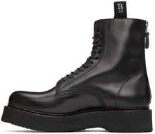 R13 Black Single Stack Boots