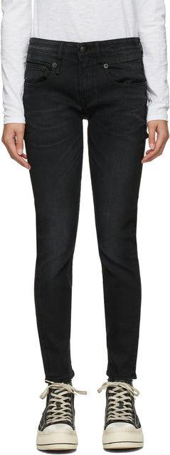 R13 Black Skinny Boy Jeans - R13 Black Skinny Boy Jeans - R13 블랙 스키니 소년 청바지