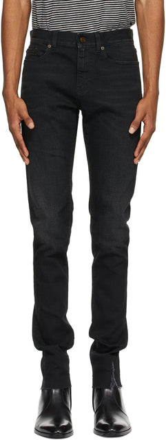 Saint Laurent Black Skinny Jeans - Saint Laurent Black Skinny Jeans - 세인트 로트 블랙 스키니 청바지
