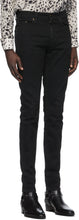 Saint Laurent Black Skinny Mid-Rise Jeans