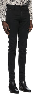 Saint Laurent Black Skinny Mid-Rise Jeans