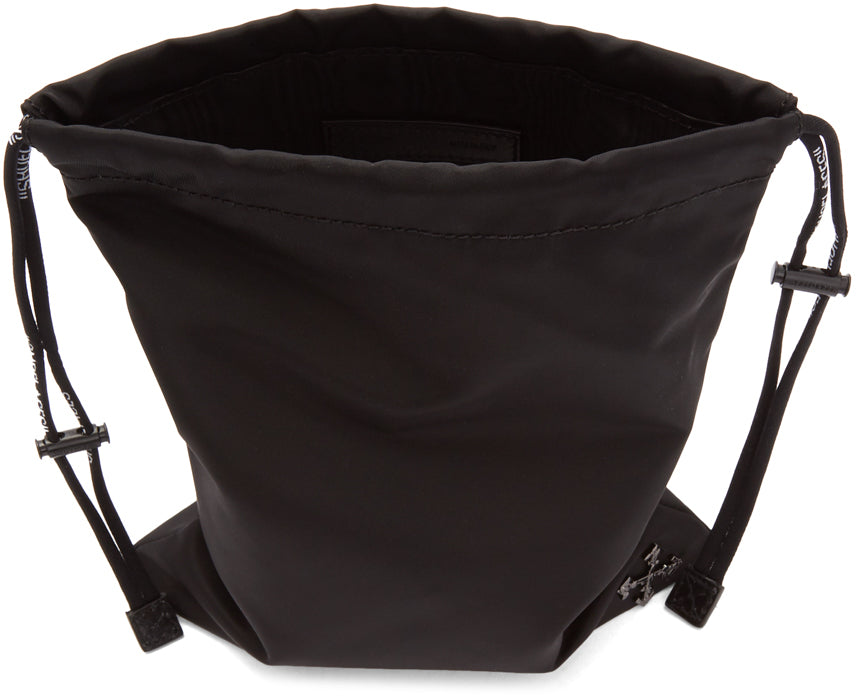 Off-White Black Small Arrows Satchel - Sautel de petites flèches noires blancs blancs - off-white 검은 색 작은 화살표 satchel.