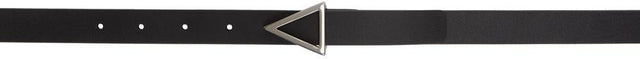 Bottega Veneta Black Small Triangle Belt - Bottega Veneta Noir Petit Triangle Ceinture - Bottega 베네타 블랙 작은 삼각형 벨트