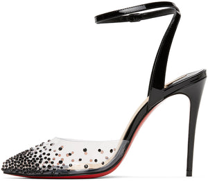 Christian Louboutin Black Spikaqueen 100 Heels