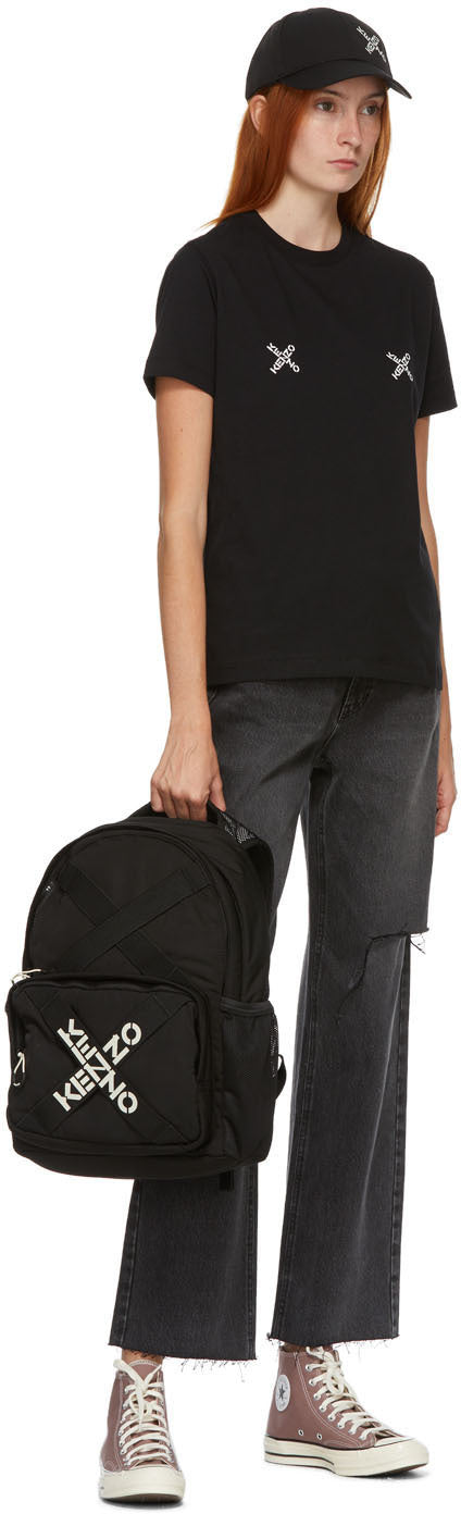 Kenzo Black Sport Logo T-Shirt - Kenzo Black Sport Logo T-shirt - 켄조 블랙 스포츠 로고 티셔츠