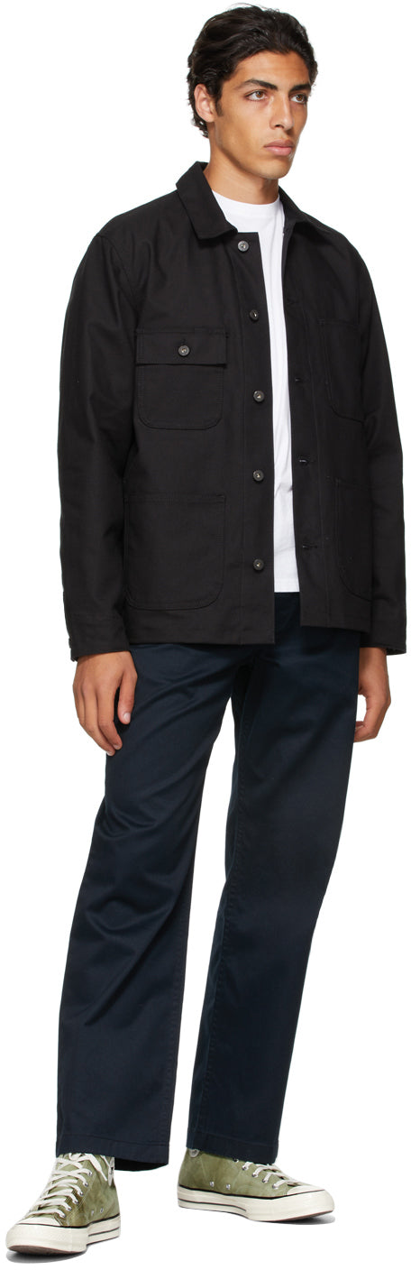 Wood Wood Black Stefan Classic Trousers