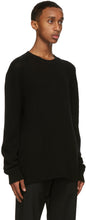 The Row Black Stefan Sweater