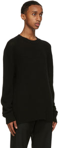 The Row Black Stefan Sweater