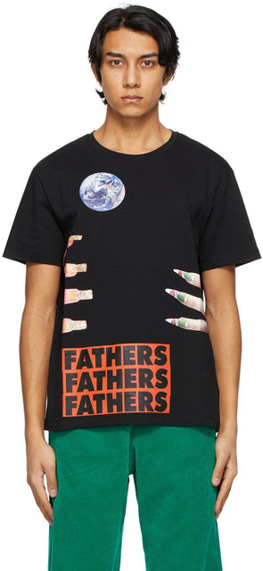 Raf Simons Black Sterling Ruby Edition Graphic T-Shirt - RAF Simons T-shirt graphique Sterling Ruby Edition - Raf Simons 블랙 스털링 루비 에디션 그래픽 티셔츠