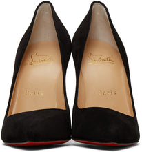 Christian Louboutin Black Suede Pigalle Heels