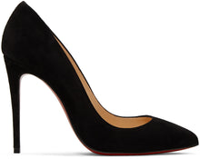 Christian Louboutin Black Suede Pigalle Heels