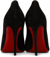 Christian Louboutin Black Suede Pigalle Heels