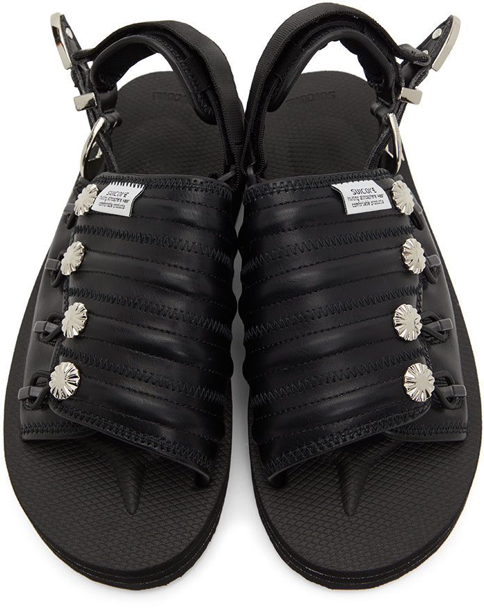 Toga Black Suicoke Edition Mura-SP Sandals – BlackSkinny