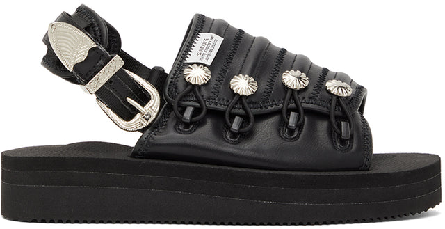 Toga Black Suicoke Edition Mura-SP Sandals - Sandales MURA-SP SUICOKE EDITION MURA-SP - Toga Black Suicoke Edition Mura-SP 샌들