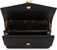 Saint Laurent Black Sulpice Chain Wallet Bag - Sac de portefeuille à chaîne Saint Laurent Black Sulpice Chaîne - 세인트 라이 렌트 블랙 술 푸스 체인 지갑 가방