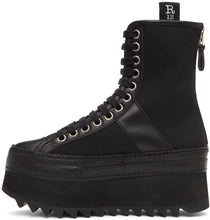R13 Black Tall Winter Platform Boots
