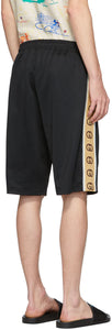 Gucci Black Technical Jersey GG Shorts