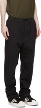 Y-3 Black Terry Wide Leg Lounge Pants
