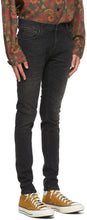 Nudie Jeans Black Tight Terry Jeans