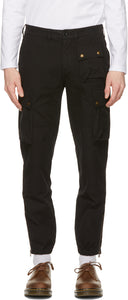 Belstaff Black Trialmaster Cargo Pants - Belstaff Black TriGoMaster Pantalon de cargaison - Belstaff 블랙 트리플 마스터화물 바지