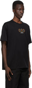 Burberry Black Triple Globestar Logo T-Shirt