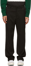 Noon Goons Black Twill Ahmed Trousers - Pantalon Ahmed Twill Black Twill NOION GOONS - 정오 Goons 검은 능직 아메드 바지