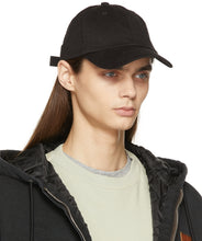 Acne Studios Black Twill Baseball Cap