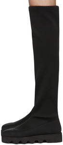 Issey Miyake Black United Nude Edition Long Bounce Boots