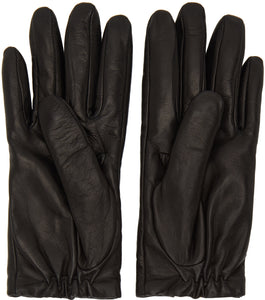 Valentino Black Valentino Garavani VLogo Gloves