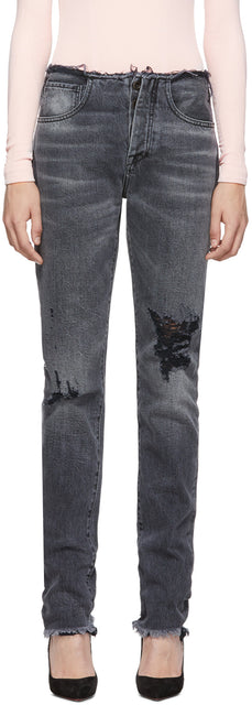 Unravel Black Vintage Chaos Jeans