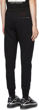 Alexander McQueen Black Vintage Loopback Lounge Pants