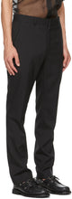 Fendi Black Virgin Wool Trousers