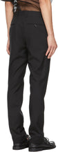 Fendi Black Virgin Wool Trousers