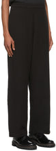 Our Legacy Black Waffle Rib Reduced Trousers