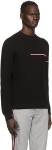 Moncler Black Waffle Sweater
