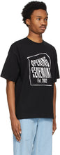 Opening Ceremony Black Warped Logo T-Shirt