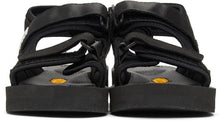 Suicoke Black WAS-V Sandals