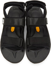 Suicoke Black WAS-V Sandals